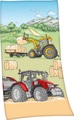 babybest® Badetuch Traktor 75 x 150 cm