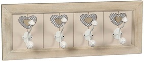 Ambiente Haus Garderobenhaken »Country Garderobe 4er Haken 58cm«