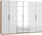 Fresh To Go Kleiderschrank »Level«, mit Glas- und Spiegeltüren