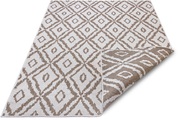 NORTHRUGS Teppich »Rio«, rechteckig, 5 mm Höhe, In/- Outdoor geeignet, Rauten Design, Wohnzimmer, Balkon, Terrasse, Robust, Pflegeleicht, Flachgewebe, Wendbar