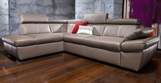exxpo - sofa fashion Ecksofa, inklusive Kopfteil- und Armteilverstellung, wahlweise mit Bettfunktion und Bettkasten