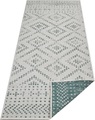 freundin Home Collection Teppich »Olympia«, rechteckig, 5 mm Höhe, In-und Outdoor geeignet, Wohnzimmer, Balkon, Terrasse, Garten, Strapazierfähig und pflegeleicht, Flachgewebe