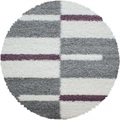 Ayyildiz Teppiche Hochflor-Teppich »Gala Shaggy 2505«, rund, Wohnzimmer