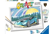 Ravensburger Malen nach Zahlen CreArt: Blue Lamborghini