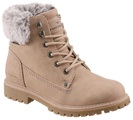 TOM TAILOR Schnürboots, mit Fellimitat-Kragen