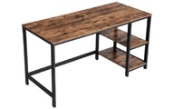 SONGMICS Schreibtisch »LWD55X Vintagebraun-Schwarz«