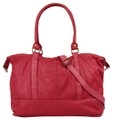 Samantha Look Reisetasche, echt Leder, Made in Italy