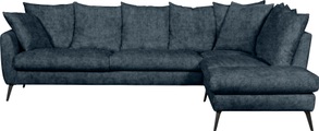 furninova Ecksofa »Salma Night«, mit 9 Rücken- und 1 Zierkissen, im skandinavischen Design