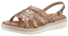 Ara Riemchensandale »JAMAIKA«, in Metallic-Optik