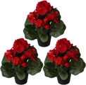 Creativ green Kunstpflanze »Geranie«, (3 St.), im 3er Set