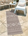 Carpet City Teppich »Santorini«, rechteckig, 5 mm Höhe, 3D-Effekt, für Wohnzimmer, Flur, Küche, Wintergarten, Balkon, Wetterfest & UV-beständig