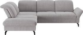 sit&more Ecksofa »Leandro L-Form«, Wahlweise mit Bett-, Kopfteil - und Armlehnfunktion, sowie Stauraum