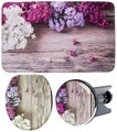 Sanilo Badaccessoires-Sets »Flieder«, (Komplett-Set, 3 tlg.), bestehend aus WC-Sitz, Badteppich und Waschbeckenstöpsel