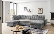 exxpo - sofa fashion Wohnlandschaft, (4 St.), 6x Kopfteilverstellung, Wahlweise mit Bettfunktion und Bettkasten