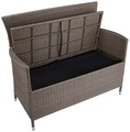 KONIFERA Gartenlounge-Bank »Mailand«, Kunststoff, 113,5x89,5x47,5 cm