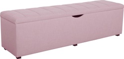 Places of Style Hockerbank »Checked«, mit Stauraum, Breite 120 cm und 160 cm, auch als Garderobenbank oder Bettbank geeignet