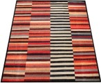Paco Home Teppich »Artigo 408«, rechteckig, 4 mm Höhe, Kurzflor, modernes gestreiftes Design, In- und Outdoor geeignet, ideal im Wohnzimmer & Schlafzimmer