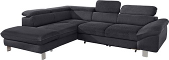 COTTA Ecksofa, mit Kopf- bzw. Rückenverstellung, wahlweise mit Bettfunktion und Bettkasten
