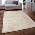 Paco Home Teppich »Soft 380«, rechteckig, 12 mm Höhe, Kuschelteppich - besonders weich, Uni-Farben, ideal im Wohnzimmer & Schlafzimmer