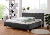 Guido Maria Kretschmer Home&Living Polsterbett »Sunley 100«, Kreuzsteppung, Kopfteilhöhe 102 cm, ohne oder mit Matratze/Lattenrost