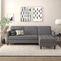 Dorel Home Ecksofa »Presley«, Ecksofa mit Bett-Funktion und Stauraum, verstellbare Rückenlehne