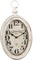 Ambiente Haus Wanduhr »Antikweiss Wanduhr aus metall 28cm«