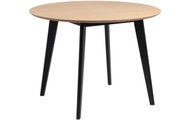Esstisch Enrico Eiche Rubberwood rund 105x105