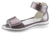 Waldläufer Riemchensandale »HAKURA«, im Metallic-Look, H-Weite
