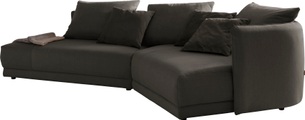 designwerk, designwerk Ecksofa »New York«, mit moderner Rundung im Korpus