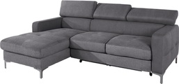 COTTA Ecksofa, inklusive Kopfteilverstellung, wahlweise mit Bettfunktion