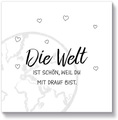 Artland, Artland Holzbild »Die Welt«, Sprüche & Texte, (1 St.)