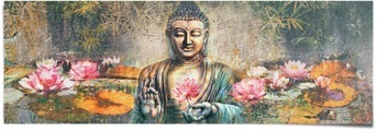 Reinders! Poster »Lotus Buddha«, (1 St.)