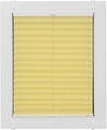 sunlines Plissee »One Size Style Crepe«, blickdicht, ohne Bohren, verspannt, Zubehörfarbe weiss, zum Klemmen