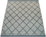 Paco Home Teppich »Kortrijk 742«, rechteckig, 5 mm Höhe, Flachgewebe, Rauten Design, In- und Outdoor geeignet, Wohnzimmer