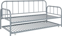 COUCH??, COUCH? Metallbett »Kuschel Kumpel«, aus Metall, inklusive Lattenrost, mit ausziehbare zusätzliche Schlafffläche, in verschiedenen Farbvarianten erhältlich, Liegefläche 90 x 200 cm