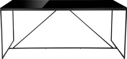 INOSIGN, INOSIGN Esstisch »Esra«, Gestell aus Metall, Tischplatte aus Glas