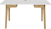 Woodman Schreibtisch »Peer«, im skandinavian Design, Tischbeine aus massiver Eiche