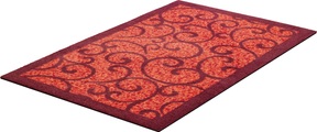 Grund, Grund Teppich »Grillo«, rechteckig, 8 mm Höhe, In- und Outdoor geeignet, verspieltes Design, Teppich mit Bordüre, ideale Teppiche für Wohnzimmer, Esszimmer, Küche, Flur, Diele, Balkon & Terrasse
