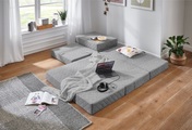 ATLANTIC HOME COLLECTION, ATLANTIC home collection Sessel, Sessel als Faltmatratze mit Gästebettfunktion