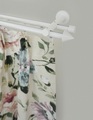 GARESA Gardinenstange »WHITE«, 2 läufig-läufig, Wunschmasslänge, Vorhanggarnitur, Innenlauf, verlängerbar, Wandmontage, Endknopf Spitze