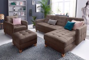 exxpo - sofa fashion Ecksofa, wahlweise mit Bettfunktion
