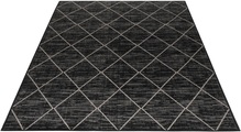Home affaire Teppich »Dubai«, rechteckig, 3 mm Höhe, Flachgewebe, Rauten Design, Wohnzimmer