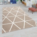 Paco Home Teppich »Stella 401«, rechteckig, 12 mm Höhe, Kurzflor, modernes Design, intensive Farbbrillianz, ideal im Wohnzimmer & Schlafzimmer