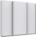 Wimex Kleiderschrank »Mugano, Made in Germany, Lieferung bis in Deine Etage und Stellort«, (wähle Deine Ausstattung: Basic oder Premium!), 3 Schwebetüren, grosse Grössen, mit oder ohne Spiegel, Metallgriffe