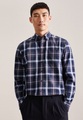 seidensticker Flanellhemd »Regular«, Regular Langarm Button-Down-Kragen Karo