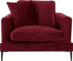 Leonique Sessel »Cozy«, mit Metallbeinen und Zierkissen