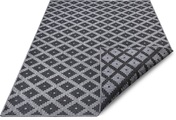 NORTHRUGS Teppich »Nizza«, rechteckig, 5 mm Höhe, In-und Outdoor geeignet, Wohnzimmer, Balkon, Terrasse, Garten, Robust, Pflegeleicht, Flachgewebe, Wendbar
