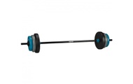 Avento Verstellbares Hantelset 20 kg Schwarz, Blau und Grau