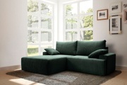 exxpo - sofa fashion Ecksofa, mit Federkern, inklusive Bettfunktion und Bettkasten in verschiedenen Cord-Farben
