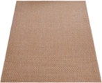 Paco Home Teppich »Waregem 624«, rechteckig, 4 mm Höhe, Flachgewebe, Uni Farben, In- und Outdoor geeignet, Wohnzimmer